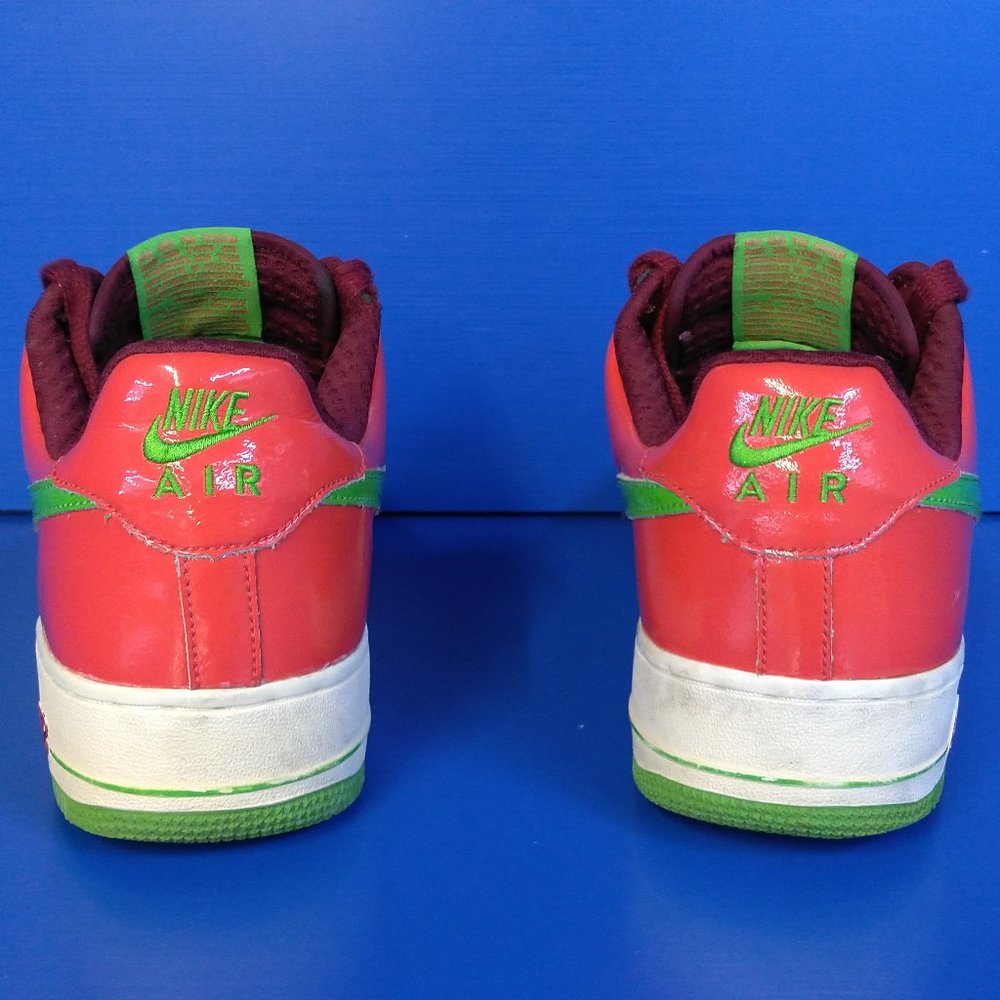 NIKE AIR FORCE 1 PREMIUM KIWI Shoes SIZE 11 2006 Vintage Vtg 312945-631 Sneakers - Picture 9 of 13